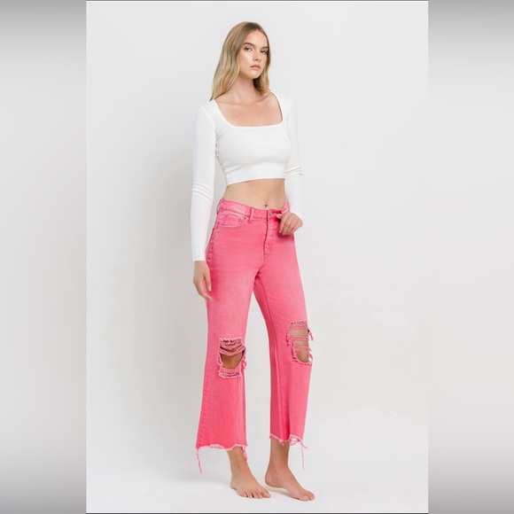 90’s Vintage Crop Flare Jeans - Picture 9 of 9